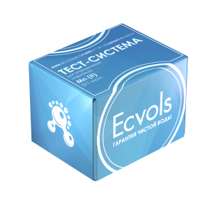 Тест-система Ecvols-Mn для определения содержания марганца в воде 0-1 мг/л, 50 тестов