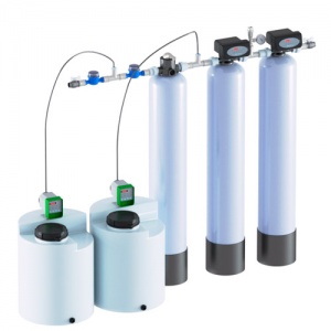 Комплексная система очистки воды AQUADOSE Standart/Double 10-10-10, Потребители, до 4чел, сброс 200л